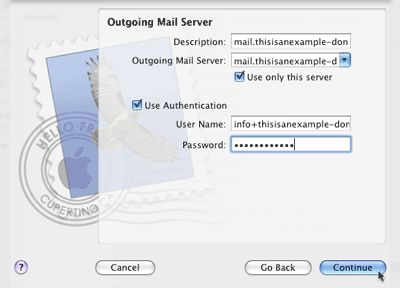 Apple Mail setup